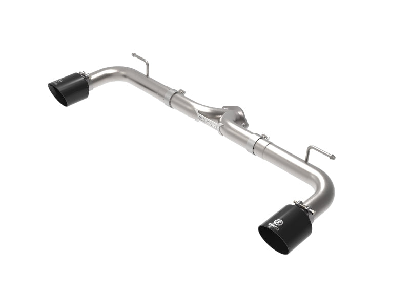 aFe Takeda 2-1/2in 304 SS Axle-Back Exhaust w/ Black Tip 14-18 Mazda 3 L4 2.0L/2.5L aFe Takeda 2-1/2in 304 SS Axle-Back Exhaust w/ Black Tip 14-18 Mazda 3 L4 2.0L/2.5L
