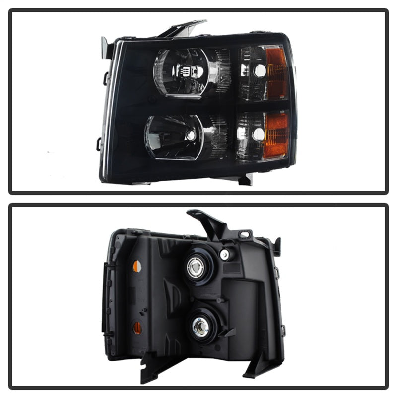 xTune Chevy Silverado 07-13 Crystal Headlights Black Smoked HD-JH-CS07-AM-BSM xTune Chevy Silverado 07-13 Crystal Headlights Black Smoked HD-JH-CS07-AM-BSM