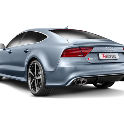 Akrapovic 14-17 Audi RS7 Sportback (C7) Evolution Line Cat Back (Titanium) w/ Carbon Tips