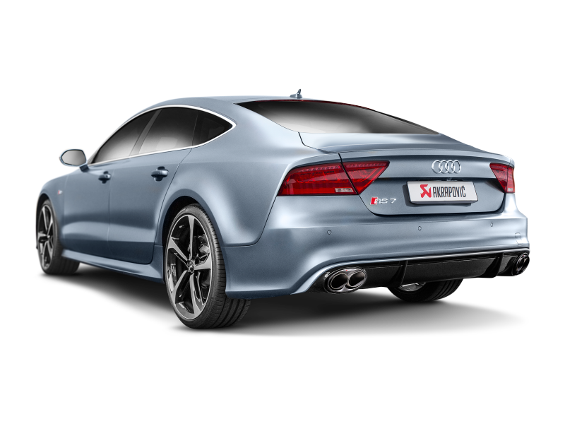 Akrapovic 14-17 Audi RS7 Sportback (C7) Evolution Line Cat Back (Titanium) w/ Carbon Tips Akrapovic 14-17 Audi RS7 Sportback (C7) Evolution Line Cat Back (Titanium) w/ Carbon Tips