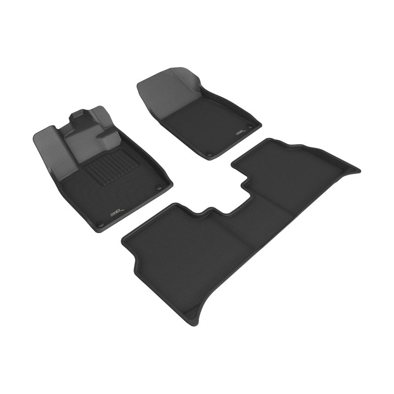 3D MAXpider 21-23 VOLKSWAGEN ID.4 1st/2nd row Floormat - Black 3D MAXpider 21-23 VOLKSWAGEN ID.4 1st/2nd row Floormat - Black