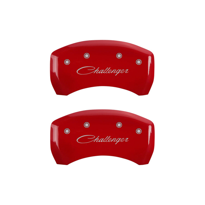 MGP 4 Caliper Covers Engraved Front & Rear Cursive/Challenger Yellow finish black ch MGP 4 Caliper Covers Engraved Front & Rear Cursive/Challenger Yellow finish black ch