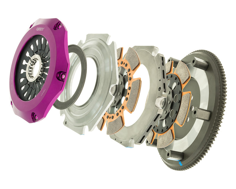 Exedy 96-06 Mitsubishi Lancer Evo (Gen 4-7) Hyper Twin Cerametallic Clutch Rigid Disc Pull Type Exedy 96-06 Mitsubishi Lancer Evo (Gen 4-7) Hyper Twin Cerametallic Clutch Rigid Disc Pull Type