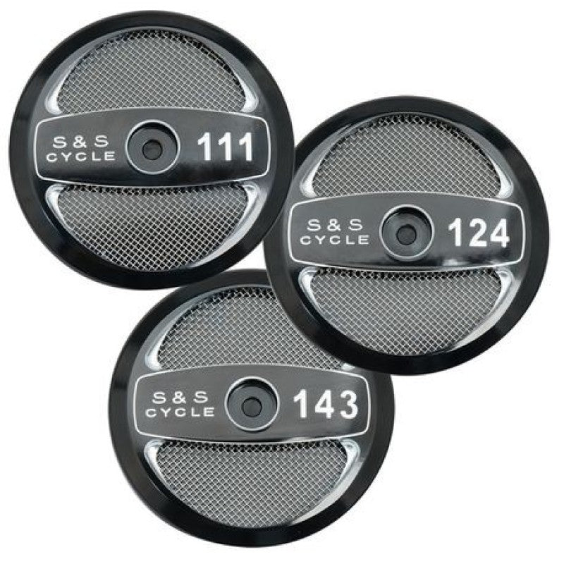 S&S Cycle 124in Air Cleaner Cover - Gloss Black S&S Cycle 124in Air Cleaner Cover - Gloss Black