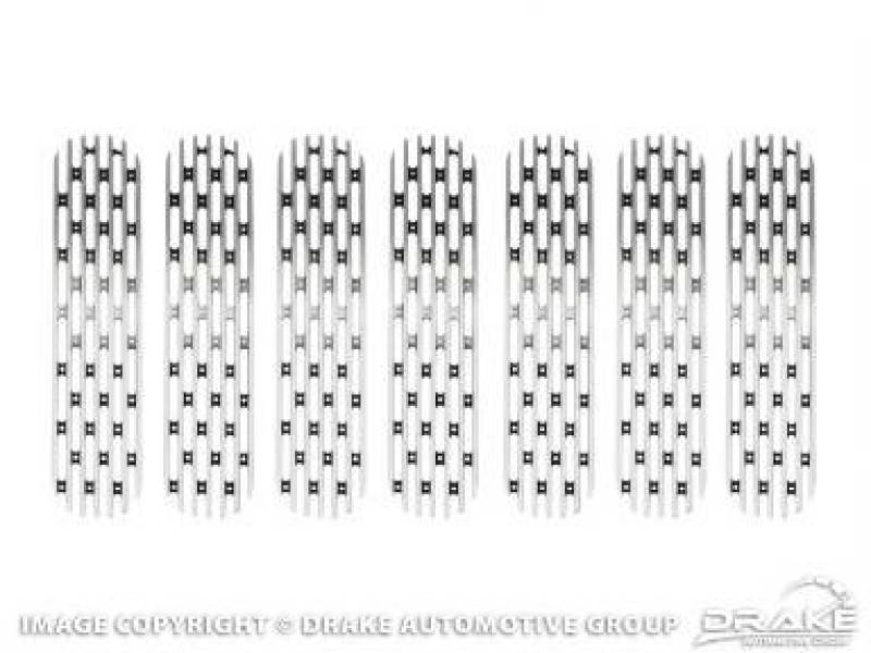 DV8 Offroad 2007-2018 Jeep JK Polished Grille Inserts DV8 Offroad 2007-2018 Jeep JK Polished Grille Inserts