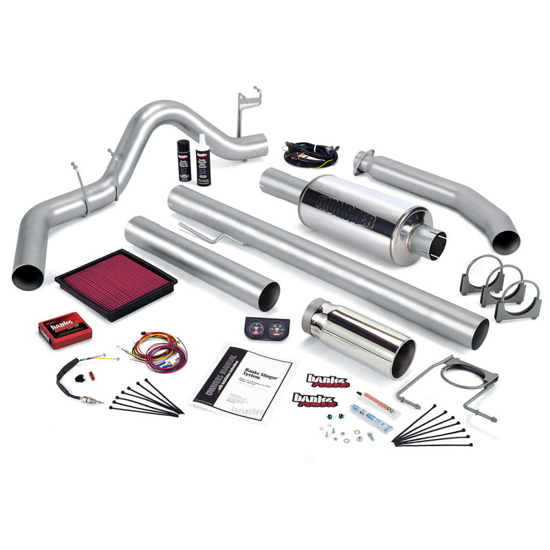 Banks Power 02 Dodge 5.9L 235Hp Ext Cab Stinger System - SS Single Exhaust w/ Chrome Tip Banks Power 02 Dodge 5.9L 235Hp Ext Cab Stinger System - SS Single Exhaust w/ Chrome Tip