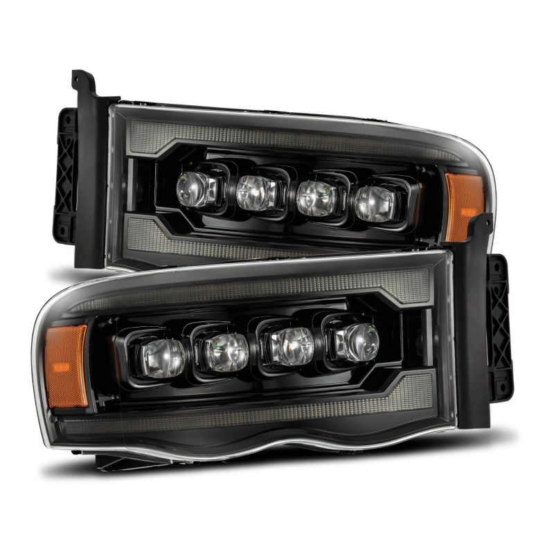 AlphaRex 02-05 Dodge Ram 1500 NOVA LED Proj Headlights Alpha Black w/Activ Light/Seq Signal AlphaRex 02-05 Dodge Ram 1500 NOVA LED Proj Headlights Alpha Black w/Activ Light/Seq Signal