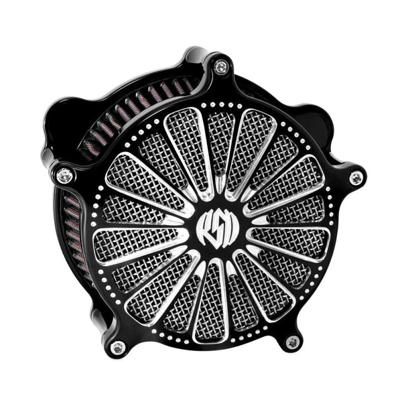 Roland Sands Design Venturi Air Cleaner Domino - Contrast Cut Roland Sands Design Venturi Air Cleaner Domino - Contrast Cut