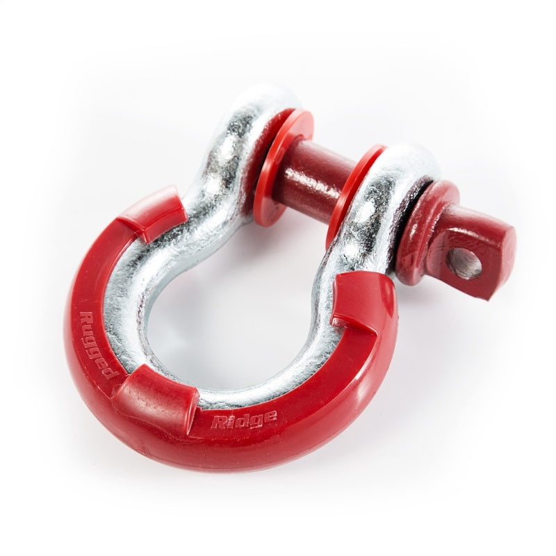 Rugged Ridge 3/4in Red D-Ring Isolator Kit Rugged Ridge 3/4in Red D-Ring Isolator Kit