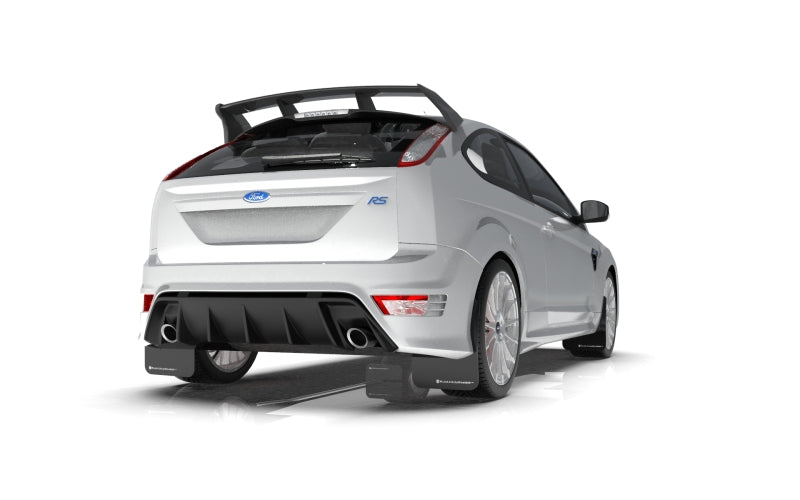 Rally Armor 09-11 Ford Focus MK2 RS Black UR Mud Flap Grey Logo Rally Armor 09-11 Ford Focus MK2 RS Black UR Mud Flap Grey Logo