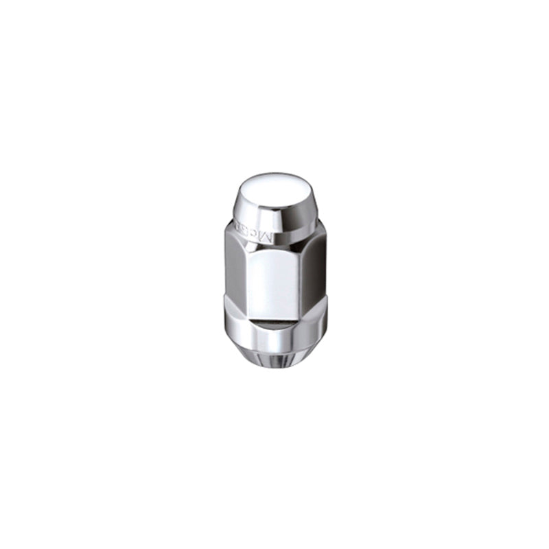 McGard Hex Lug Nut (Cone Seat Bulge Style) M14X1.5 / 22mm Hex / 1.635in. Length (4-Pack) - Chrome McGard Hex Lug Nut (Cone Seat Bulge Style) M14X1.5 / 22mm Hex / 1.635in. Length (4-Pack) - Chrome