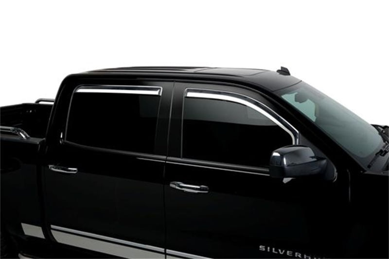 Putco 14-18 Chevy Silverado LD - 4 Door - Crew Cab Element Chrome Window Visors Putco 14-18 Chevy Silverado LD - 4 Door - Crew Cab Element Chrome Window Visors