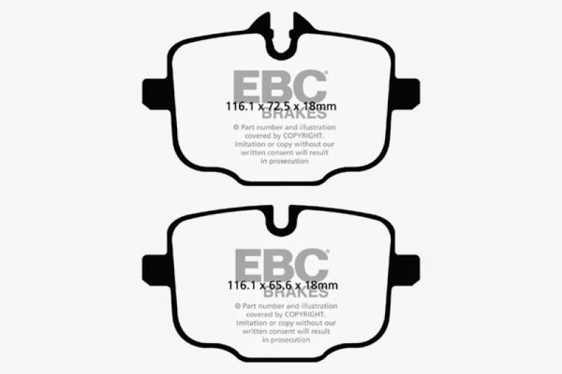EBC 2021+ BMW M3/M4 3.0TT (G80/G82/G83) Bluestuff Rear Brake Pads EBC 2021+ BMW M3/M4 3.0TT (G80/G82/G83) Bluestuff Rear Brake Pads