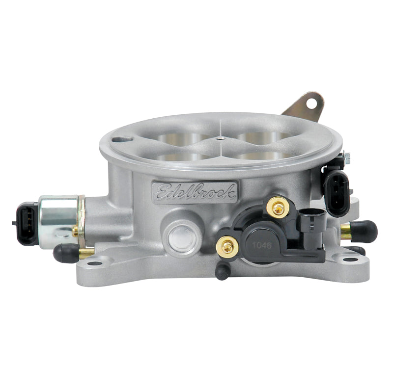 Edelbrock Throttle Body Victor EFI 4-Barrel 4150 Style Flange 1.75In Bores Die Cast Edelbrock Throttle Body Victor EFI 4-Barrel 4150 Style Flange 1.75In Bores Die Cast