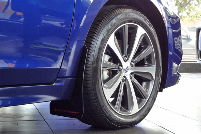 Rally Armor 15-19 Subaru Legacy Black UR Mud Flap w/ Red Logo Rally Armor 15-19 Subaru Legacy Black UR Mud Flap w/ Red Logo