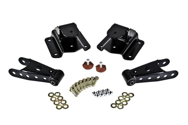 Belltech SHACKLE AND HANGER KIT 94-99 RAM 1500 StdCab 4inch Belltech SHACKLE AND HANGER KIT 94-99 RAM 1500 StdCab 4inch