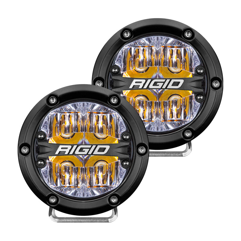 Rigid Industries 10-20 Toyota 4Runner A-Pillar Light Kit w/4in. 360-Series Drive Rigid Industries 10-20 Toyota 4Runner A-Pillar Light Kit w/4in. 360-Series Drive