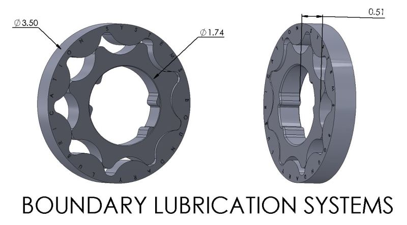 Boundary 05-14 Ford Modular Motor/Shelby GT500 3V 4.6L/5.4L V8 Billet Oil Pump Gear Boundary 05-14 Ford Modular Motor/Shelby GT500 3V 4.6L/5.4L V8 Billet Oil Pump Gear