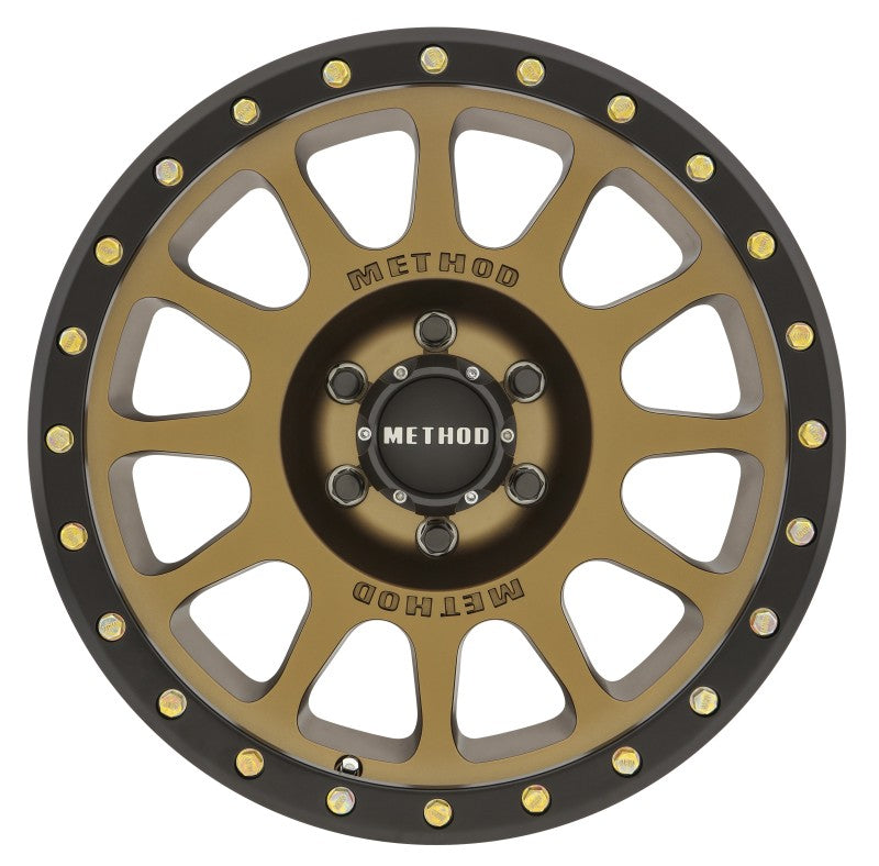 Method MR305 NV 18x9 0mm Offset 6x5.5 108mm CB Method Bronze/Black Street Loc Wheel Method MR305 NV 18x9 0mm Offset 6x5.5 108mm CB Method Bronze/Black Street Loc Wheel