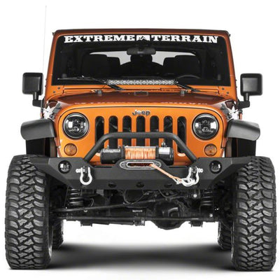 Raxiom 07-18 Jeep Wrangler JK 24-In Light Bar Hood Mounting Brackets