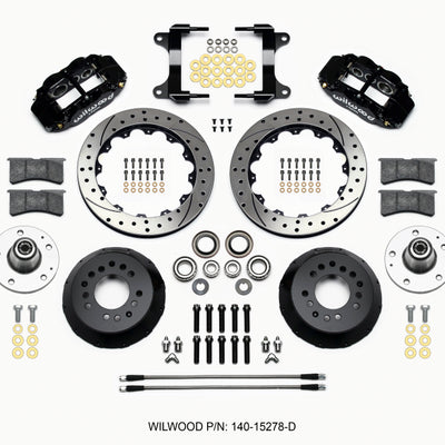 Wilwood Narrow Superlite 6R Front Hub Kit 12.88in Drilled 82-92 Camaro//Firebird