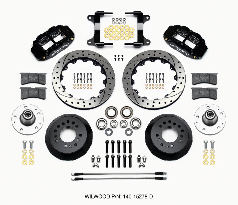 Wilwood Narrow Superlite 6R Front Hub Kit 12.88in Drilled 82-92 Camaro//Firebird Wilwood Narrow Superlite 6R Front Hub Kit 12.88in Drilled 82-92 Camaro//Firebird