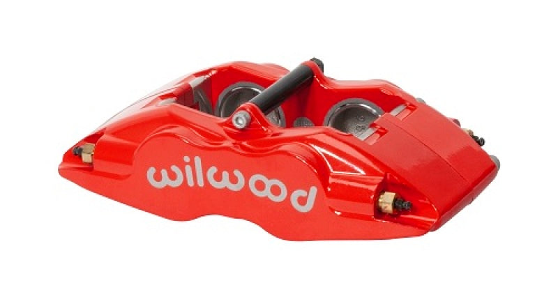 Wilwood Caliper - FSLI4 - Red 1.62in Piston 0.81in Rotor Wilwood Caliper - FSLI4 - Red 1.62in Piston 0.81in Rotor