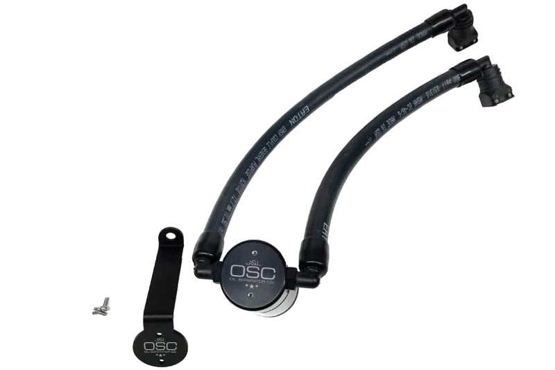 J&L 2015-2024 Ford Edge Sport/ST Passenger Side Oil Separator 3.0 - Black Anodized J&L 2015-2024 Ford Edge Sport/ST Passenger Side Oil Separator 3.0 - Black Anodized