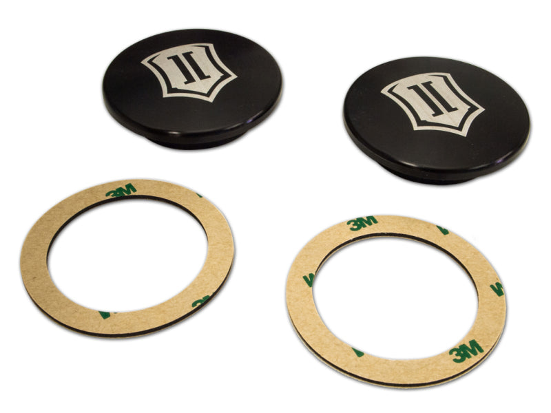 ICON Tubular Upper Control Arm Billet Cap Set ICON Tubular Upper Control Arm Billet Cap Set