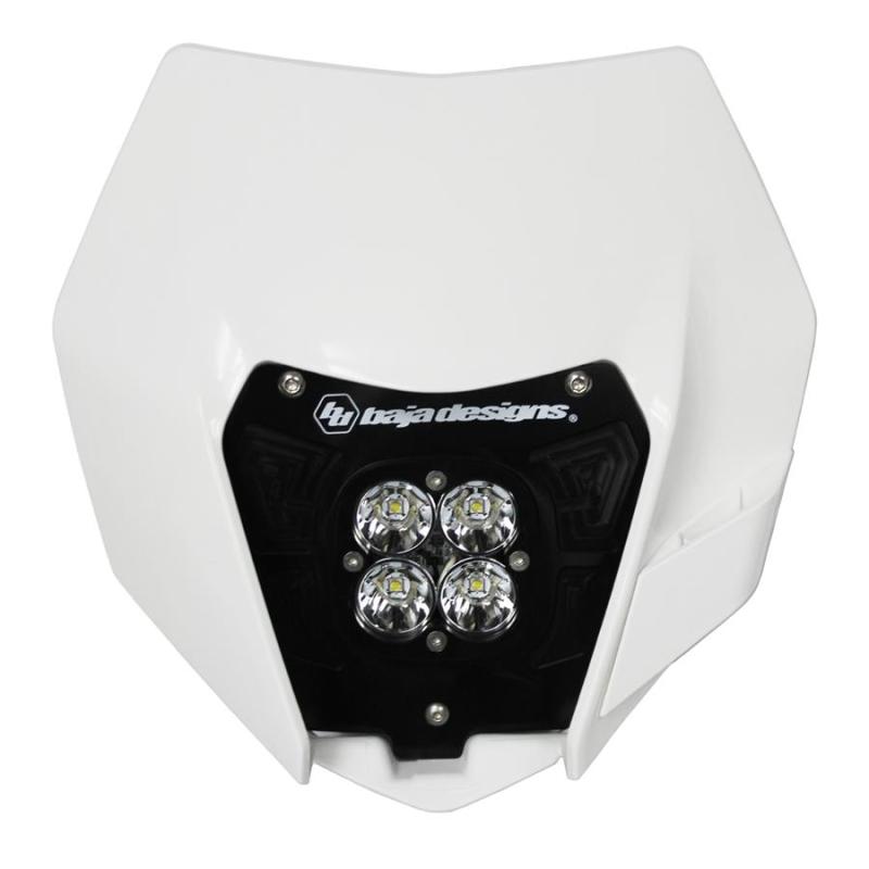 Baja Designs 14-16 KTM Headlight Kit DC w/Headlight Shell White Squadron Sport Baja Designs 14-16 KTM Headlight Kit DC w/Headlight Shell White Squadron Sport