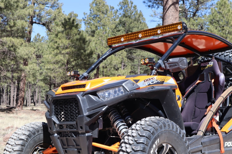 KC HiLiTES Universal 40 Deg. A-Pillar Tube Clamp Light Mount (1.5-2in. Diameter Bars) - Pair KC HiLiTES Universal 40 Deg. A-Pillar Tube Clamp Light Mount (1.5-2in. Diameter Bars) - Pair