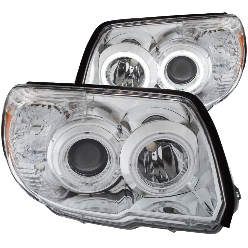 ANZO 2006-2009 Toyota 4Runner Projector Headlights w/ Halo Chrome ANZO 2006-2009 Toyota 4Runner Projector Headlights w/ Halo Chrome