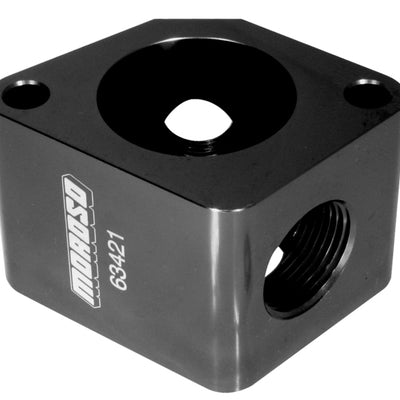 Moroso Filler Neck Manifold Housing (Use w/Part No 63460/63461/63465/63466) - Aluminum