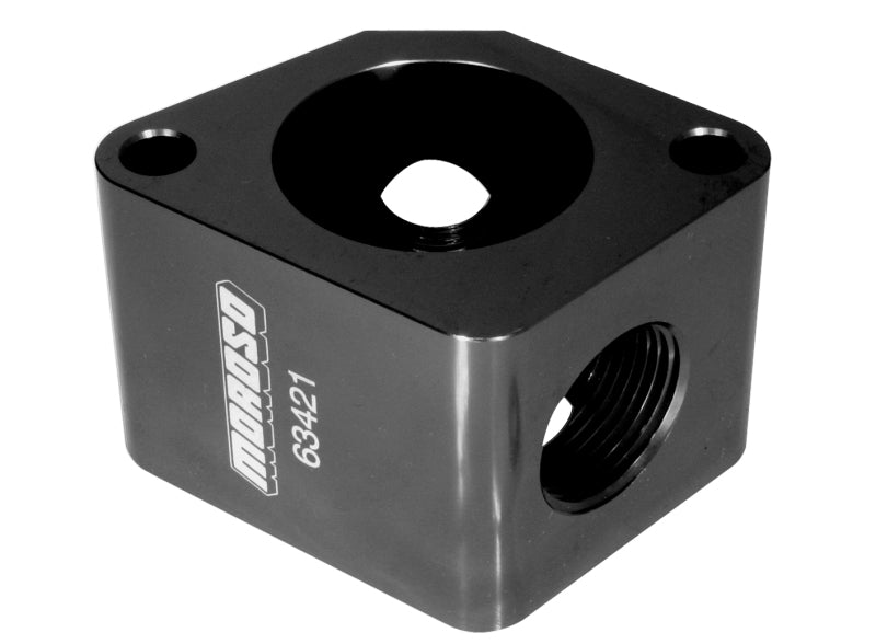 Moroso Filler Neck Manifold Housing (Use w/Part No 63460/63461/63465/63466) - Aluminum Moroso Filler Neck Manifold Housing (Use w/Part No 63460/63461/63465/63466) - Aluminum