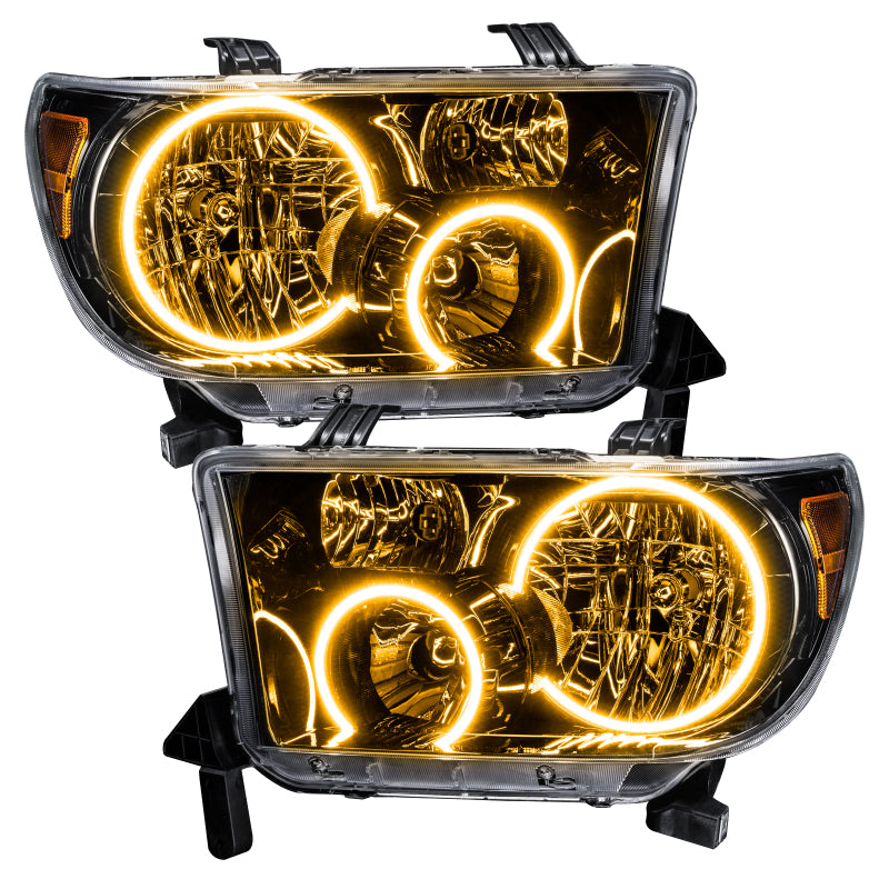 Oracle 07-11 Toyota Tundra Pre-Assembled Headlights - Black Housing - w/ BC1 Controller SEE WARRANTY Oracle 07-11 Toyota Tundra Pre-Assembled Headlights - Black Housing - w/ BC1 Controller SEE WARRANTY