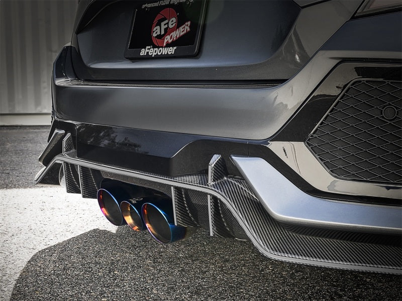 aFe Takeda 3in 304 SS Cat-Back Exhaust w/ Blue Flame Tips 2017+ Honda Civic Type R I4 2.0L (t) aFe Takeda 3in 304 SS Cat-Back Exhaust w/ Blue Flame Tips 2017+ Honda Civic Type R I4 2.0L (t)