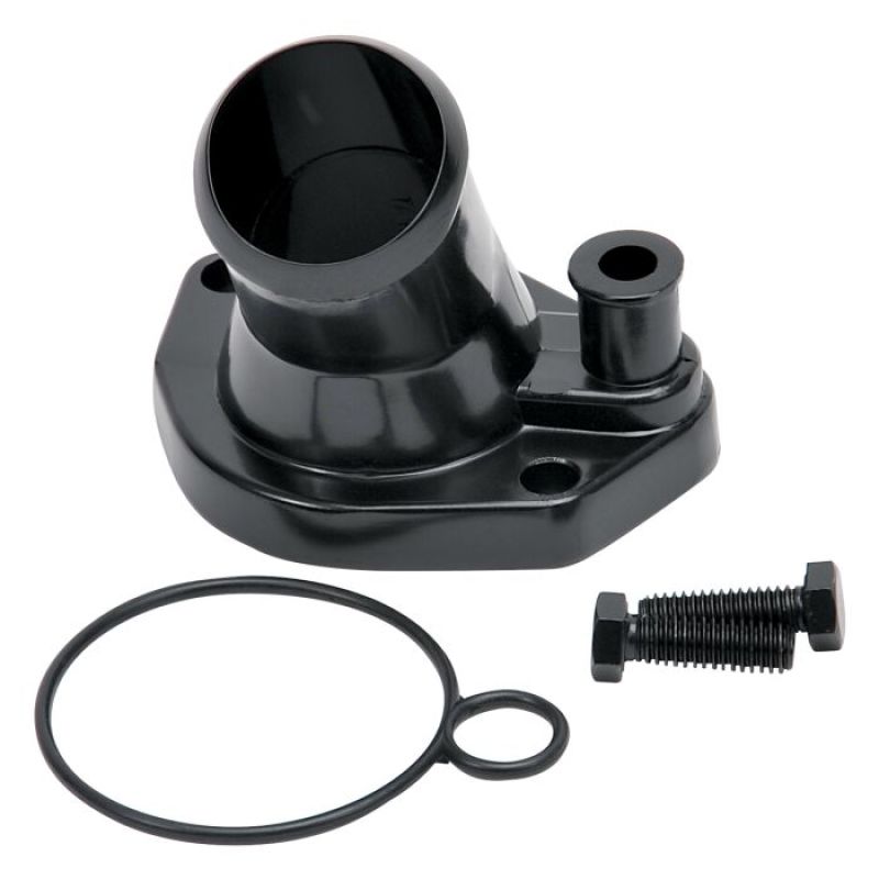 Edelbrock Steel Water Neck for Ford Small Block Windsor - Black Edelbrock Steel Water Neck for Ford Small Block Windsor - Black