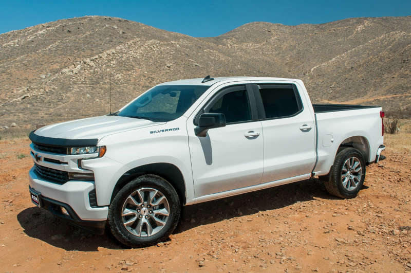 EGR 2019 Chevy 1500 Crew Cab In-Channel Window Visors - Dark Smoke EGR 2019 Chevy 1500 Crew Cab In-Channel Window Visors - Dark Smoke