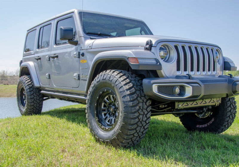 N-Fab RKR Rails 2019 Jeep Wrangler JT 4DR Truck Full Length - Tex. Black - 1.75in N-Fab RKR Rails 2019 Jeep Wrangler JT 4DR Truck Full Length - Tex. Black - 1.75in