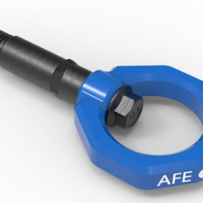 aFe Control Rear Tow Hook Blue 20-21 Toyota GR Supra (A90)