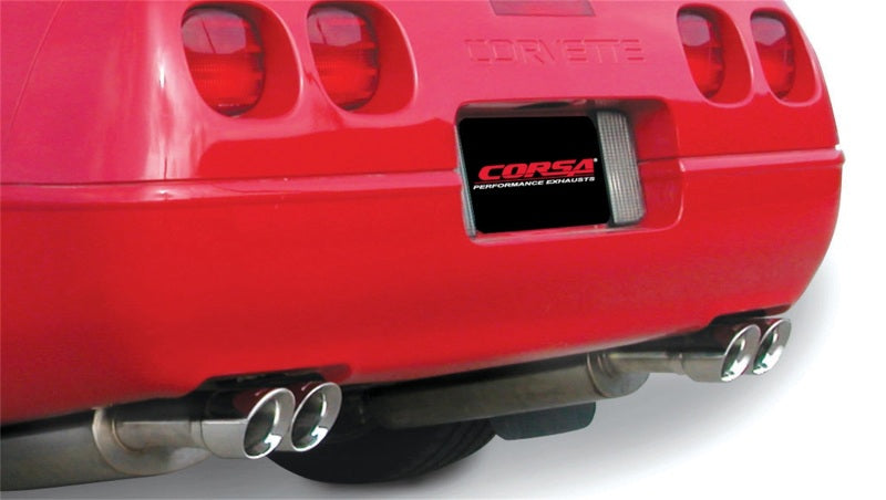 Corsa 1990-1995 Chevrolet Corvette C4 ZR1 5.7L V8 LT5 Polished Sport Cat-Back Exhaust Corsa 1990-1995 Chevrolet Corvette C4 ZR1 5.7L V8 LT5 Polished Sport Cat-Back Exhaust
