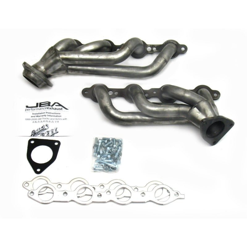 JBA 02-13 GM Truck 4.8L/5.3L LS Raw 409 Cat4Ward Header JBA 02-13 GM Truck 4.8L/5.3L LS Raw 409 Cat4Ward Header