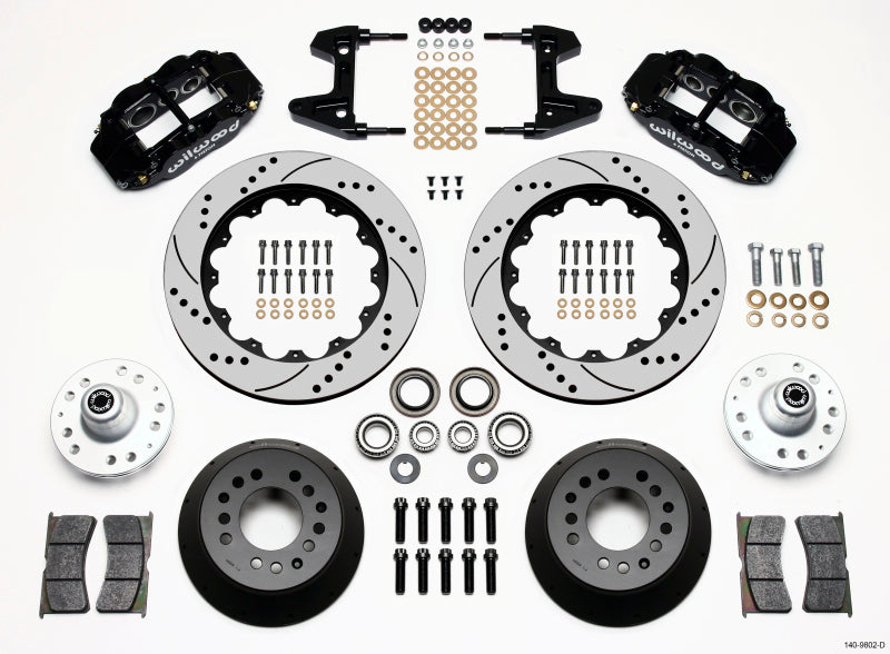 Wilwood Narrow Superlite 6R Front Hub Kit 14.00in Drilled 74-80 Pinto/Mustang II Disc Spindle only Wilwood Narrow Superlite 6R Front Hub Kit 14.00in Drilled 74-80 Pinto/Mustang II Disc Spindle only