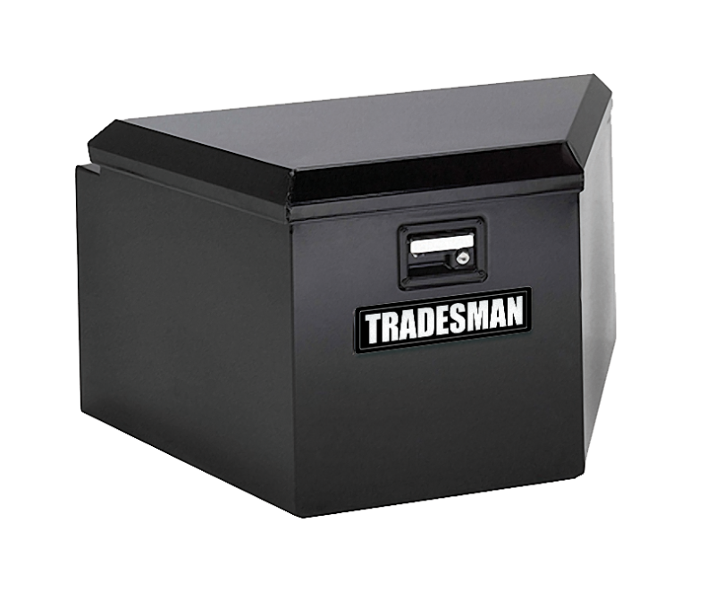 Tradesman Steel Trailer Tongue Storage Box (21in.) - Black Tradesman Steel Trailer Tongue Storage Box (21in.) - Black