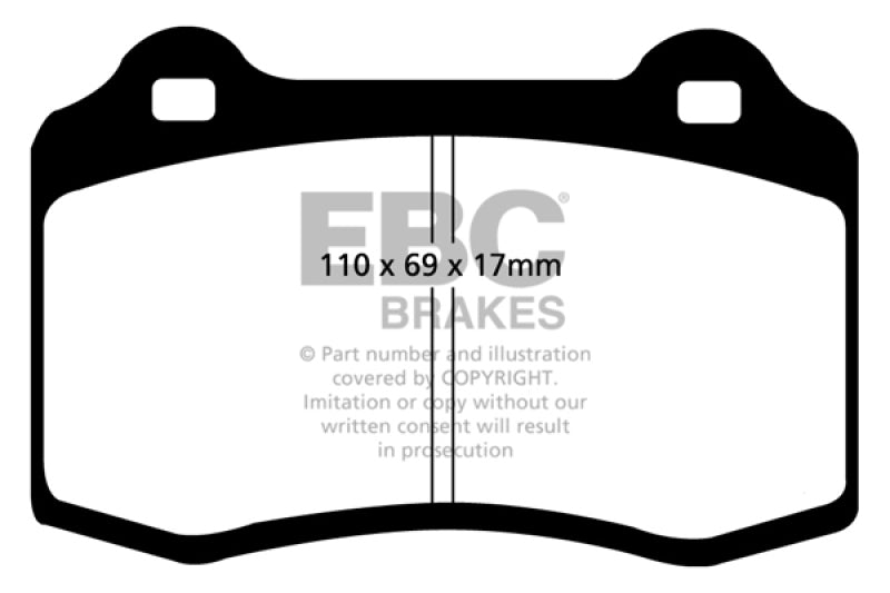 EBC 92-00 Dodge Viper 8.0 Bluestuff Front Brake Pads EBC 92-00 Dodge Viper 8.0 Bluestuff Front Brake Pads