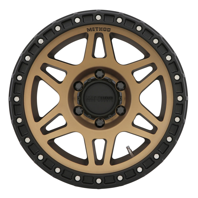 Method MR312 17x9 -12mm Offset 6x5.5 106.25mm CB Method Bronze/Black Street Loc Wheel Method MR312 17x9 -12mm Offset 6x5.5 106.25mm CB Method Bronze/Black Street Loc Wheel