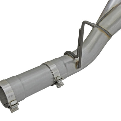 aFe LARGE Bore HD 4in Dual DPF-Back SS Exhaust w/Black Tip 16-17 GM Diesel Truck V8-6.6L (td) LML