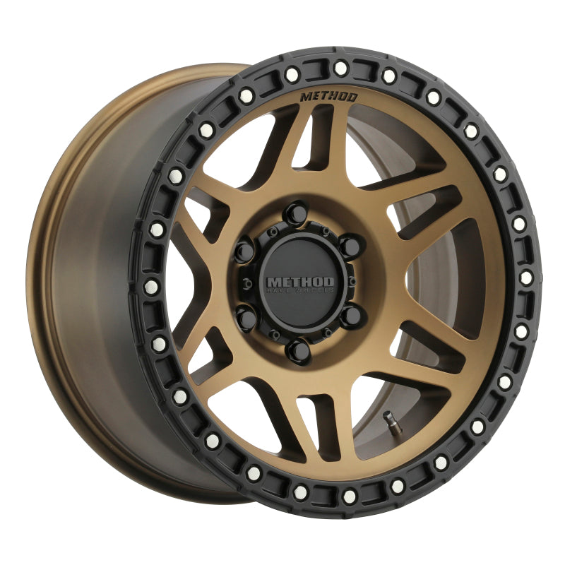 Method MR312 17x9 -12mm Offset 6x5.5 106.25mm CB Method Bronze/Black Street Loc Wheel Method MR312 17x9 -12mm Offset 6x5.5 106.25mm CB Method Bronze/Black Street Loc Wheel