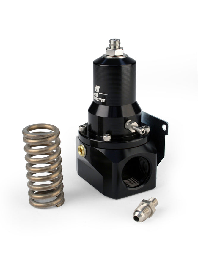 Aeromotive Adjustable Regulator - 30-120 PSI - .500 Valve - 2x AN-12 Inlets / AN-12 Return Aeromotive Adjustable Regulator - 30-120 PSI - .500 Valve - 2x AN-12 Inlets / AN-12 Return