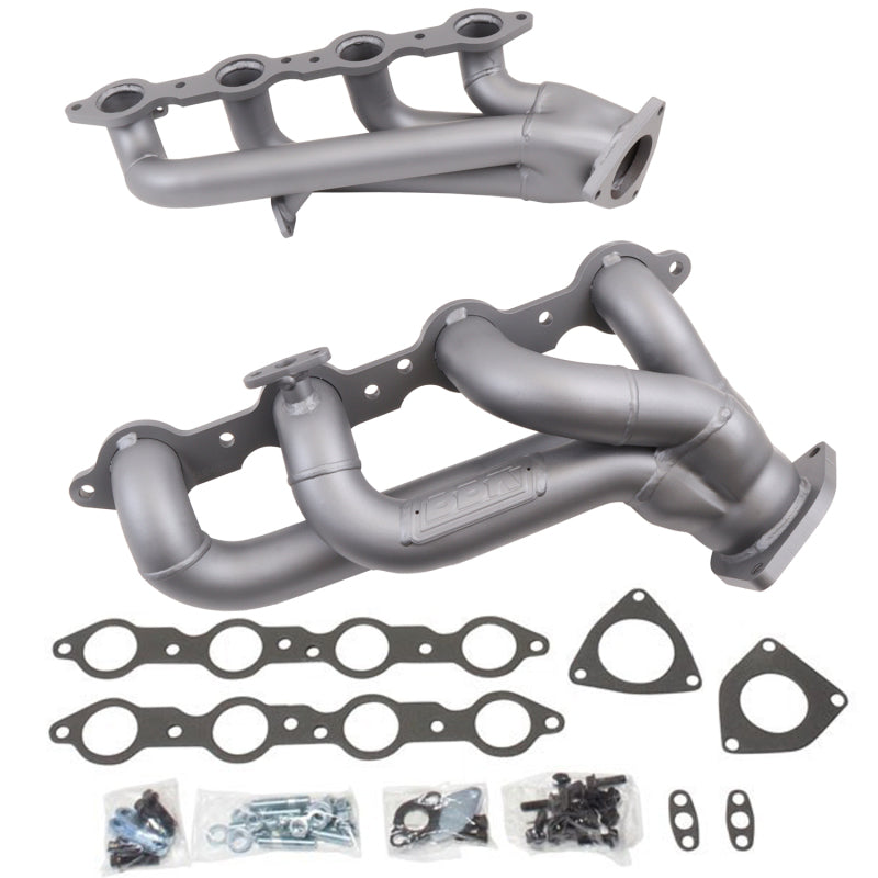 BBK 99-04 GM Truck SUV 4.8 5.3 Shorty Tuned Length Exhaust Headers - 1-3/4 Titanium Ceramic BBK 99-04 GM Truck SUV 4.8 5.3 Shorty Tuned Length Exhaust Headers - 1-3/4 Titanium Ceramic